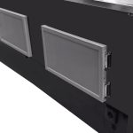 Aukstumvitrīna Mega-M ROSA E250K, melna, ar ārējo agregātu - Image 2