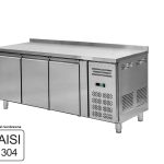 Nerūsējošā tērauda galds ar ledusskapi Mega-M STCH/VCH/178/70/R290/R/N