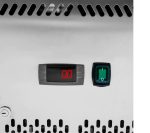 Nerūsējošā tērauda galds ar saldētavu Mega-M STMR/VCH/136/70/R290/R/N - Image 5