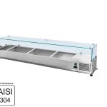 Salātu vitrīna Mega-M NS/VCH/180/33/R290/N