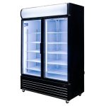 Aukstuma vitrīna Mega-M RICO i133 S-133 cm G-69 cm H-208 cm N