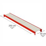 Plaukts noliktavas plauktam Mega-M FORTIS L-250 cm G-40 cm N