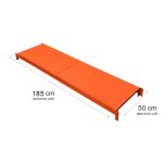 Plaukts noliktavas statīvam Mega-M FORTIS LIGHT L -185 cm G-50 cm N