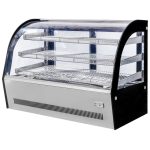 Galda sildāmā vitrīna Mega-M CLARA MINI S90H s-90cm G-53 cm H-69 cm inox N