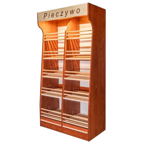 Maizes plaukts Mega-M T H-200cm L-100cm G-50cm pleksistikls LED apgaismojums savvaļas bumbiere N