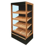 Maizes plaukts Mega-M atvērts modulis H-205 cm L-106,5 cm G-70 cm kraft ozols / melns N
