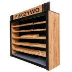 Maizes plaukts Mega-M atvērts modulis H-244 cm L-247.5 cm G-60 cm ozols kraft / melns N