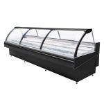 Aukstuma vitrīna ROSA E375K black Remote N