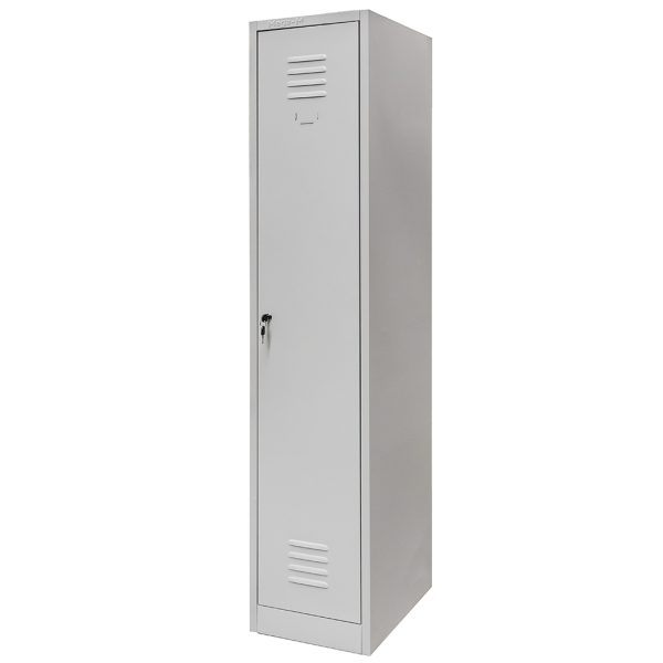 Darba apģērbu skapis Mega-M J-40 1-durvju pelēks P-36 cm D-50 cm H-180 cm saskrūvējams N