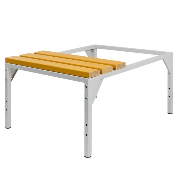 Pamatne ar WPC soliņu garderobes skapim Mega-M J-60 S-60 cm G-80 cm H-43 cm skrūvējama N
