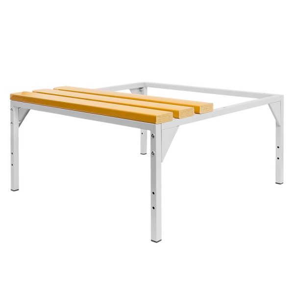Pamatne ar WPC soliņu Mega-M garderobes skapim J-80 S-80 cm G-80 cm H-43 cm skrūvējama N