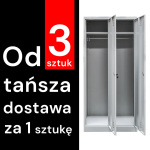 Metāla garderobes skapis Mega-M J-80 2 durvju pelēks S-80 cm G-50 cm H-180 cm saskrūvējams (piegāde uz paletes) N