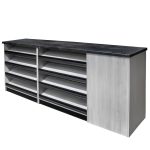 Veikala tirdzniecības impulsa lete Mega-M H-113 cm L-260 cm G-60 cm wiz liberty N