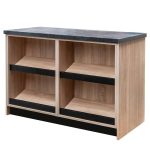 Veikala pārdošanas impulsa lete Mega-M H-90 cm L-125 cm G-60 cm sonoma ozols N