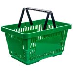 Iepirkumu grozs H-22 cm L-30 cm G-43 cm Tilp. 22L zaļš N