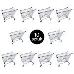 Veikala ratiņi Mega-M YR 150l S-54 cm (10 gab.) N