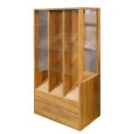 Veikala vitrīna cepumiem un konfektēm Mega-M H-137 cm L-67 cm G-44 cm db kraft N