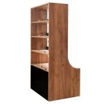 Veikala vitrīna cepumiem un konfektēm Mega-M H-162 cm L-80 cm G-60 cm db kraft N