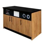 Kafijas automāta skapis Mega-M moduļu H-92 cm L-154 cm G-60 cm ozols kraft N