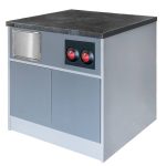 Kafijas automāta skapis Mega-M H-86 cm L-80.5 cm G-76 cm pelēks N