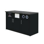 Kafijas automāta skapis Mega-M H-92 cm L-154 cm G-60 cm melns N