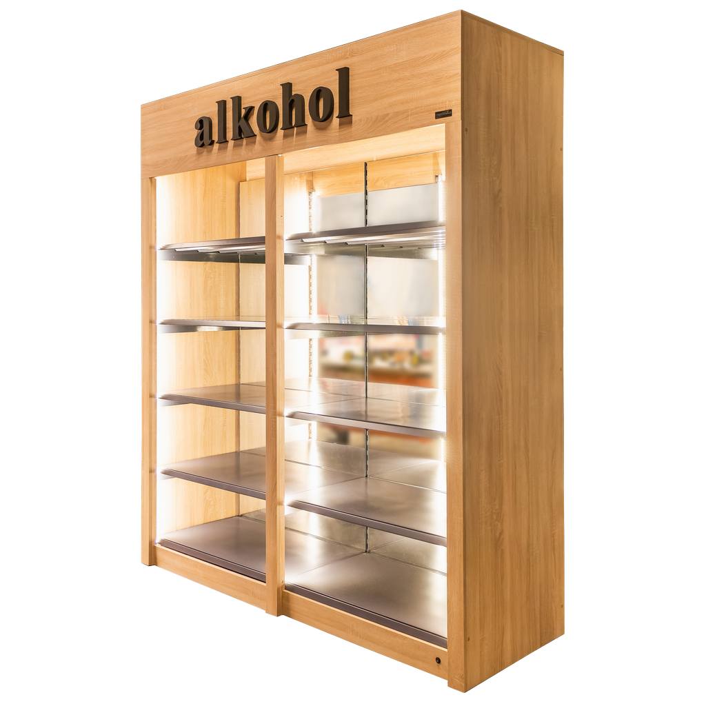 111120256913496f82c43.jpeg Alkohola plaukts Mega-M H-248 cm L-207.5 cm G-72 cm sonoma ozols N - Image 1