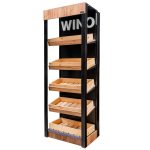 Vīna plaukts Mega-M H-205 cm L-86.5 cm G-58.5 cm db kraft N