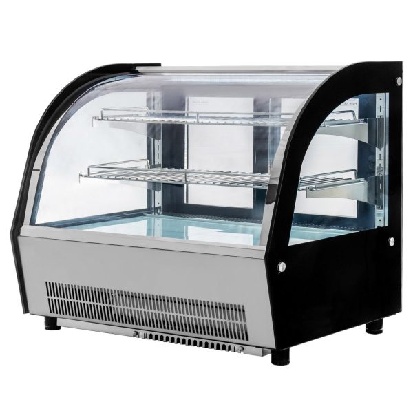 Galda aukstuma vitrīna Mega-M CLARA MINI S90 S-90 cm G-53 cm H-69 cm inox N