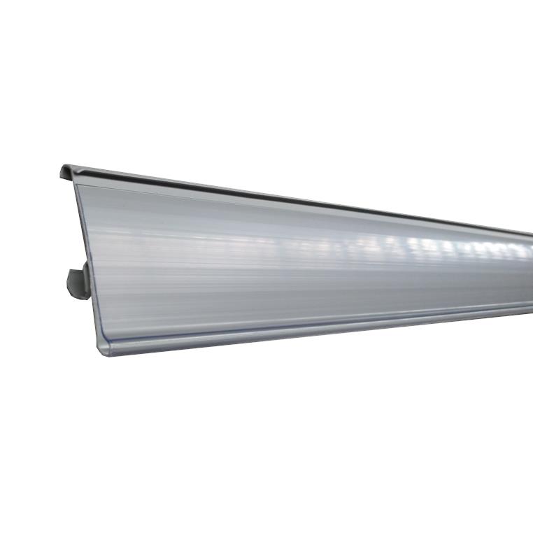 111120256913499e3828b.jpeg Cenu līste plauktam iespraužama L-125cm pelēka N - Image 1