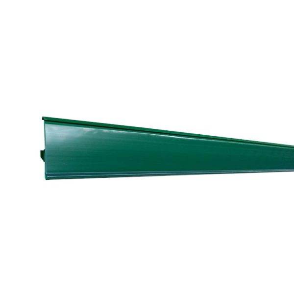 Cenu līste plauktam, iespraužama, L-100cm, tumši zaļa N