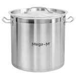 Augsts gastronomijas katls ar vāku Mega-M PRO 21l r. 30 cm x h 30 cm N
