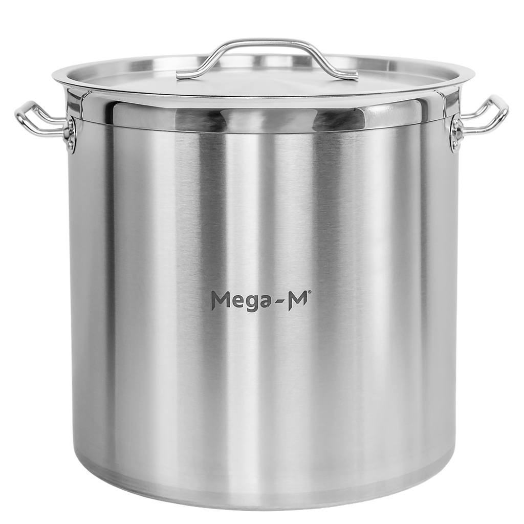 1111202569134a0cddb10.jpeg Augsts gastronomijas katls ar vāku Mega-M PRO 50l r. 40 cm x h 40 cm N - Image 1
