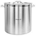 Augsts gastronomijas katls ar vāku Mega-M PRO 98l r. 50 cm x h 50 cm N