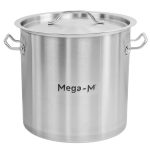 Augsts gastronomijas katls ar vāku Mega-M Standard 17l r. 28 cm x h 28 cm N
