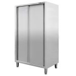 Nerūsējošā tērauda noliktavas skapis 2-durvju Mega-M S-100 cm G-50 cm H-180 cm N