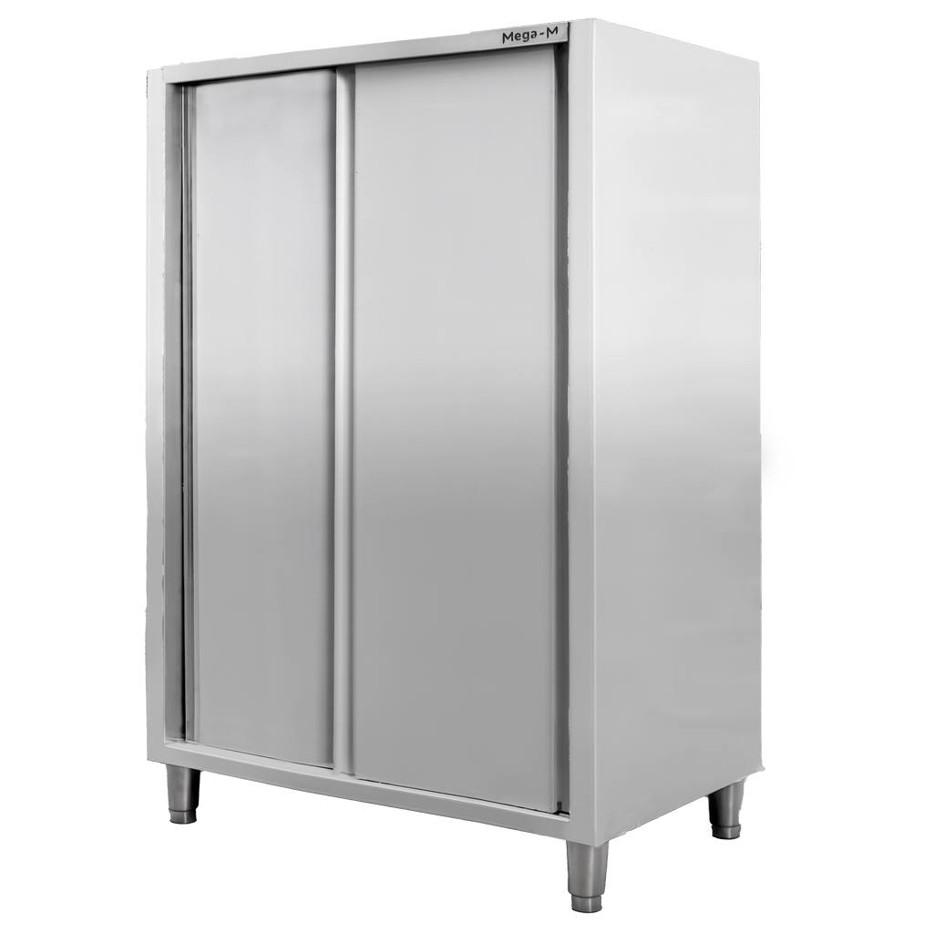 1111202569134a848de02.jpeg Nerūsējošā tērauda noliktavas skapis 2 durvju Mega-M S-120 cm G-60 cm H-180 cm N - Image 1
