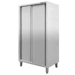 Nerūsējošā tērauda noliktavas skapis 2 durvju Mega-M S-100 cm G-60 cm H-200 cm N