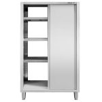 Nerūsējošā tērauda skapis Mega-M S-100 cm G-60 cm H-180 cm N