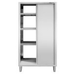 Nerūsējošā tērauda skapis Mega-M S-100 cm G-50 cm H-200 cm N