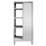 Nerūsējošā tērauda skapis Mega-M S-100 cm G-60 cm H-200 cm N
