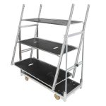 Ziedu ratiņi ar slīpuma funkciju Mega-M (pamatne + 3 plaukti) N