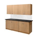 Virtuves mēbeļu komplekts Mega-M H-86 cm L-200 cm G-60 cm ozols sonoma