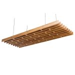 Griestu/sienas iekaramā moduļu lamele Mega-M H- 250 cm L- 96 cm G- 10 cm kraft ozols N