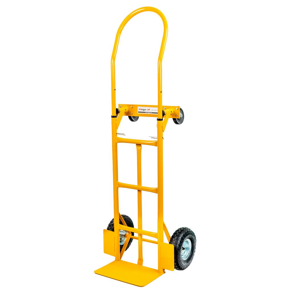 11112025691359200ea3f.jpeg Noliktavas ratiņi maisu ratiņi Mega-M 2in1 transporta tips 250 kg kartons N - Image 1