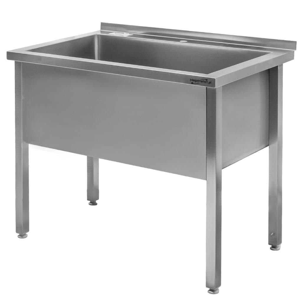 1111202569135a3789872.jpeg Nerūsējošā tērauda vanna pie sienas metināta Mega-M S-120 cm G-60 cm H- 85 cm N - Image 1