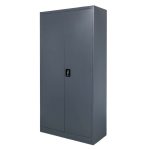 Metāla dokumentu skapis Mega-M J-185 grafīta S-90 cm G-40 cm H-185 cm saskrūvējams N