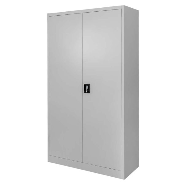 Metāla dokumentu skapis Mega-M J-100 pelēks S-100 cm G-40 cm H-185 cm skrūvējams N
