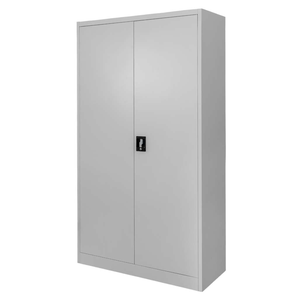 1111202569135a5279295.jpeg Metāla dokumentu skapis Mega-M J-100 pelēks S-100 cm G-40 cm H-185 cm skrūvējams N - Image 1