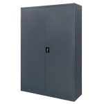 Metāla dokumentu skapis Mega-M J-120 grafīta S-120 cm G-40 cm H-185 cm skrūvējams N