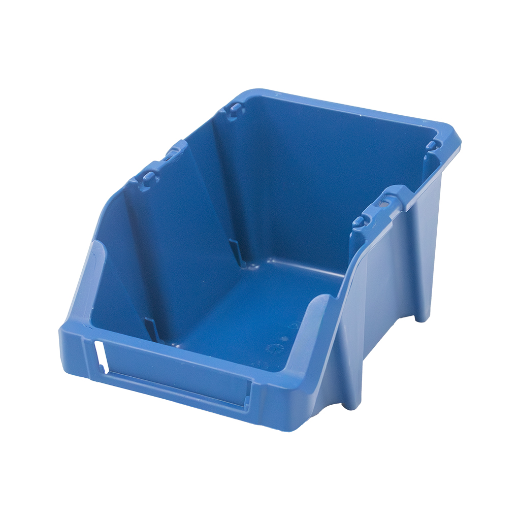 1111202569135ab443a39.jpeg Noliktavas kaste Mega-M darbnīcas kaste M plastmasas 200x300x130 mm zila N - Image 1